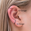 Black Niobium NON-Allergenic Hoop Earring
