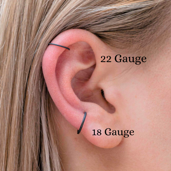 Hypoallergenic Black Earring Wires Gunmetal Black Earring 