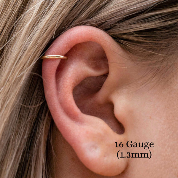 Stainless Steel Captive Bead Ear Ultra Thin Hoop Earrings Loop Ear Tragus  Cartilalge Nose Ring Body Piercing Punk Jewelry Girl - AliExpress